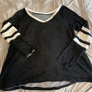 Jersey style long sleeve top